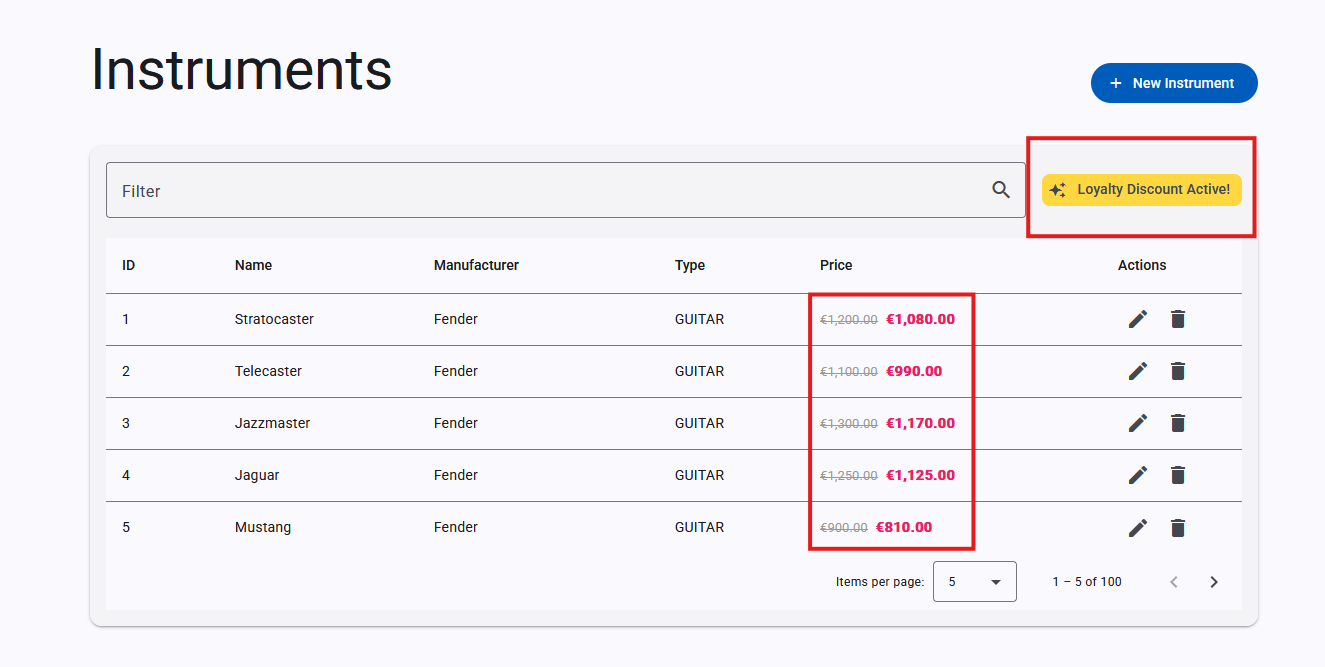 Discount Web UI